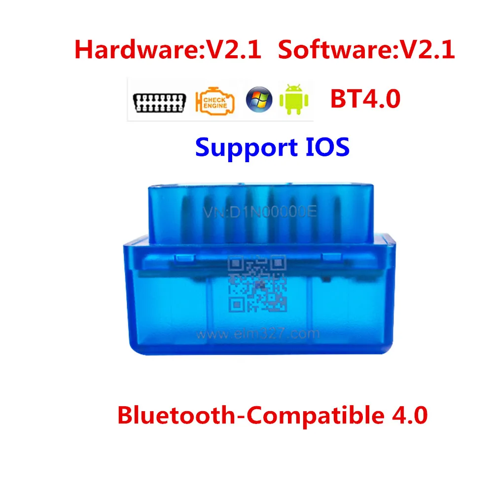 10pcs/Lot OBD2 C????? ELM 327 Bluetooth V2.1 OBD 2 ELM327 Bluetooth Auto Car Dia - £94.23 GBP