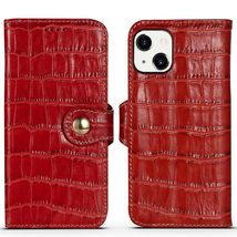 for iPhone 13 Pro Max (6.7 inch (Color: RED) Elegant Leather Wallet Magn... - $111.45