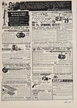 1954 Print Ad Shakespeare,Airex &amp; Zebco Fishing Rods &amp; Reels Klein&#39;s Chicago,IL - £16.28 GBP