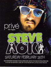 Steve Aoki @ Prive Planet Hollywood Las Vegas Promo Card - £1.53 GBP