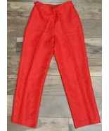 Astronomy Red Women&#39;s Size M Nature Print Pants Side Zip Asian Style - £13.34 GBP