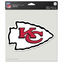 Kansas City Chiefs NFL 8&quot;x8&quot; Decal Sticker Primary Team Logo Die Cut Car... - £7.41 GBP