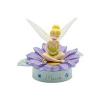 Disney Tinker Bell Birthstone Sculpture - March - £44.39 GBP