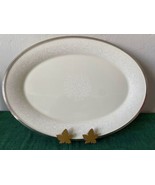 Lenox MOONSPUN Medium SERVING PLATTER 16 1/4&quot; Made in USA Discontinued P... - $1,848.62 MXN