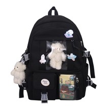 Japanese High School Girls Backpack School Bags Multi Pockets New Kawaii Backpac - £51.31 GBP