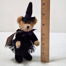 Boyds Bear Eastwick Cattington #590101 1998 4.5” Mohair Mini Teddy Witch Retired - $15.43