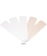 C.E.-White/Bleached Oak Reversible Replacement Fan Blades (5-Pack) For 4... - $39.37 CAD