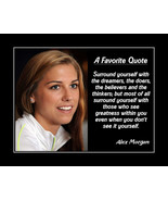 Alex Morgan Soccer Motivation Favorite Quote Poster Print Inspiration Wa... - £18.08 GBP+