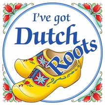 Dutch Souvenirs Magnet Tile Dutch Roots - $4.99