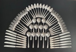 International Silver Holmes & Edwards Youth 54 pc Flatware Set for 10 Floral - £97.89 GBP