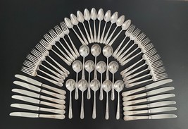 International Silver Holmes &amp; Edwards Youth 54 pc Flatware Set for 10 Fl... - £98.75 GBP