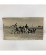 Real Photo Postcard RPPC of Football Cut to 3x5 Antique Sports Postcard - £25.24 GBP