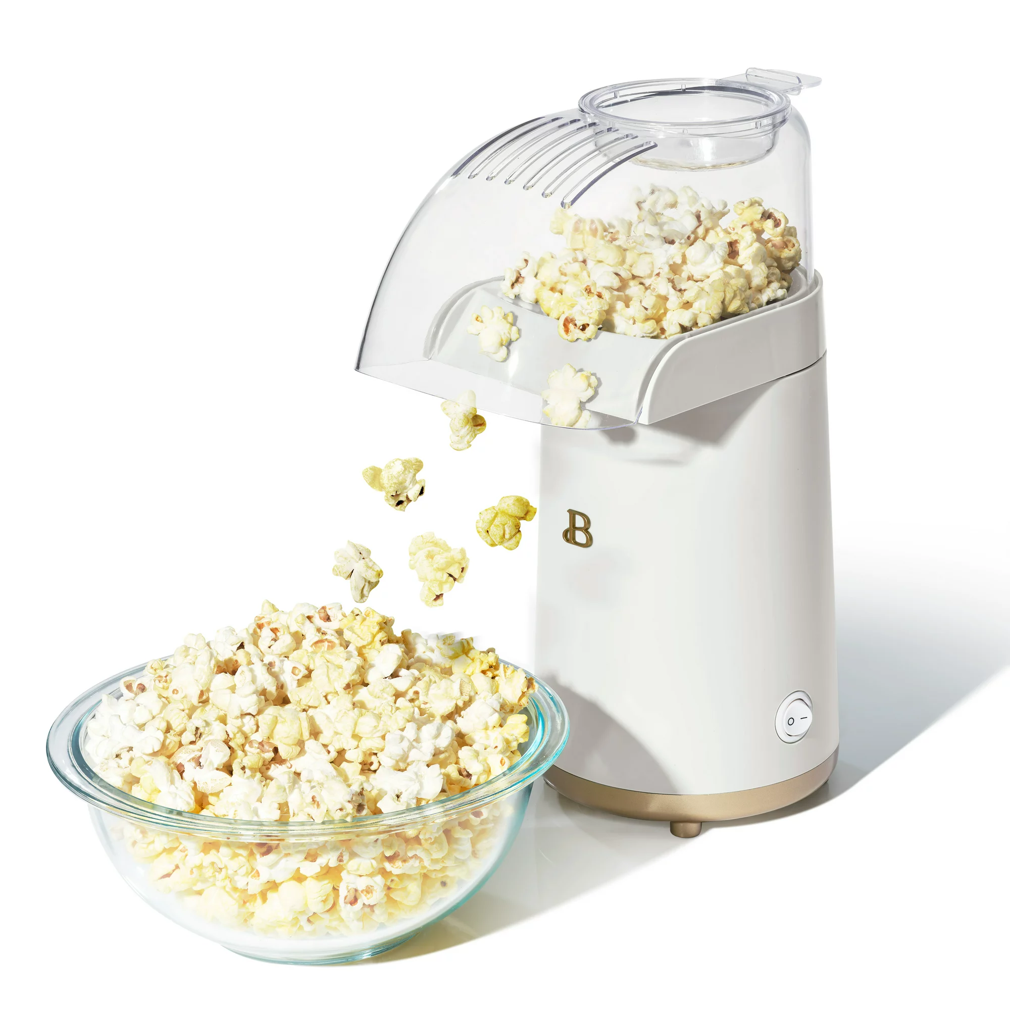 Beautiful 16 Cup Hot Air Electric Popcorn Maker, White Icing by Drew Bar... - $29.46