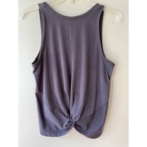 Athleta Sz S Essence Twist Tank Crop Stretch Soft Pullover Shirt Purple ... - $339.26 MXN