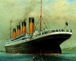 Marine Art Posters R.M.S. Titanic Leaving Queenstown Continental Size Po... - $14.80