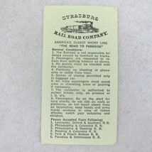 Strasburg Rail Road Co Pennsylvania Short Line Conditions Antique 1890s RARE - £19.76 GBP
