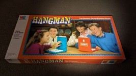 VINTAGE Hangman Classic Word Guessing Board Game Milton Bradley 1988! Complete - £22.56 GBP