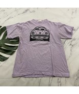Island Tees Vintage Hawaii Graphic Tee Size M Pastel Purple Sports Car 80s - $432.59 MXN