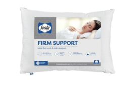 Sealy 100% Cotton Firm Support Pillow - White  Standard/Queen Size - £19.53 GBP