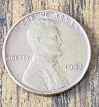1953 P Philadelphia Mint Lincoln Wheat Cent - £1.56 GBP