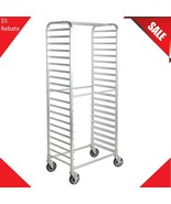 20 Pan Aluminum Restaurant Bakery Side Load Bun / Sheet Pan Speed Rack - $4,259.71 MXN