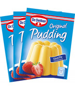 Dr. Oetker- Original Vanille Geschmack (Vanilla) Pudding- 3 Pack - £3.56 GBP