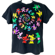 Grateful Dead Dancing Bears Spiral Liquid Blue L T-Shirt size Large Mens... - $28.86