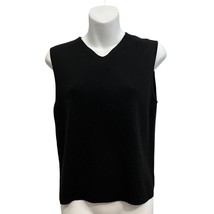 Eileen Fisher Wool Sleeveless Knit Tank Top Size Medium Italian Yarn Cla... - $47.52