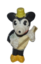 Vtg Minnie Mouse w/ Mandolin Bisque  Circa 1930&#39;s Made in Japan figurine - £22.25 GBP