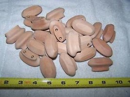 CHERRY UNFINISHED WOOD CABINET KNOBS / PULLS 25 LOT L - $16.95