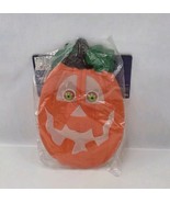 Vintage Mr. Glow N Pumpkin Twinkle Halloween Flashing Eyes Hanging Decor... - $22.82