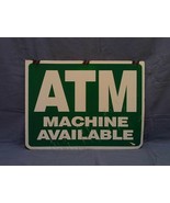 Vintage Old Metal Outdoor Gas Station ATM Advertising Sign-show original... - $57.81 CAD