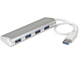 StarTech.com 4-Port USB 3.0 SuperSpeed Hub - Portable Mini Multiport USB... - £30.11 GBP+