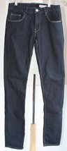 NWOT H&M SKINNY Indigo Denim Jeans Girls Size 13-14Y Gold/Copper Stitching - $9.89