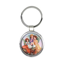 Angels Baby Jesus : Gift Keychain Catholic Religious Esoteric Victorian - £6.28 GBP