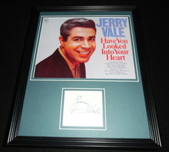 Jerry Vale Signed Framed 11x14 Photo Display JSA - £51.43 GBP