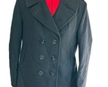 Wool Peacoat US Navy Double Breasted Coat Jacket Black Sailor Overcoat 1... - £39.90 GBP