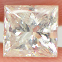 Princess Cut Diamond Natural Loose F Color SI2 Enhanced 5.68X5.30 MM 1.00 Carat - £875.52 GBP