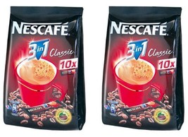 2 Boxes of Nestle Nescafe 3 in 1 Classic Instant Coffee with Cream 12.6 Oz - £21.88 GBP