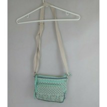 Mint Green, Pink, &amp; Blue Shoulder Crossover Purse With Beautiful Hearts ... - $8.90