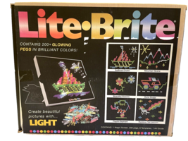 Lite-Brite Ultimate Classic Toy Basic Fun by Hasbro 02215 Glowing Pegs Pictures - £10.53 GBP