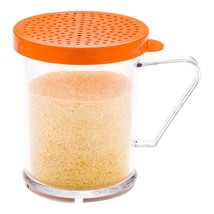 10 oz Clear Plastic Dredge Spice Shaker - Restaurant Style - Polycarbonate - Ros - £11.79 GBP