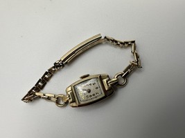 Vintage 15mm Woman’s Waltham 10k GF Watch 6” BrB6 - $42.08