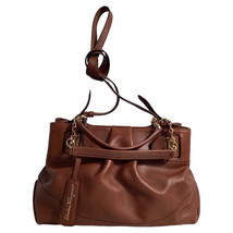 Salvatore Ferragamo Gancio Shoulder Bag In Leather Women Brown One Size - $368.60