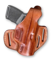Fits IWI MASADA 9mm Square Trigger Guard 4.1”BBL Leather Belt Holster Th... - £50.11 GBP