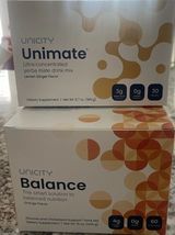 NEW unicity Feel Great BALANCE 60ct packs &amp; UNIMATE 30ct Lemon Ginger w/ Bottle - £151.87 GBP