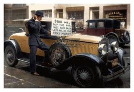 Man Selling His Car For $100 After Black Tuesday Stock Market Crash 4X6 Photo - £6.26 GBP