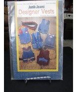 Junk-Jeans VES-100 Designer Vests Pattern - Size P/S/M/L - Bust 30 to 44 - £6.32 GBP