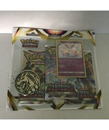New Pokemon Holo Sylveon Astral Radiance 3 Pk Blister Pack + Coin - $33.26