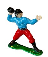 Plastic Football Player quarterback game Hong Kong Action Figure Toy vtg... - £10.91 GBP
